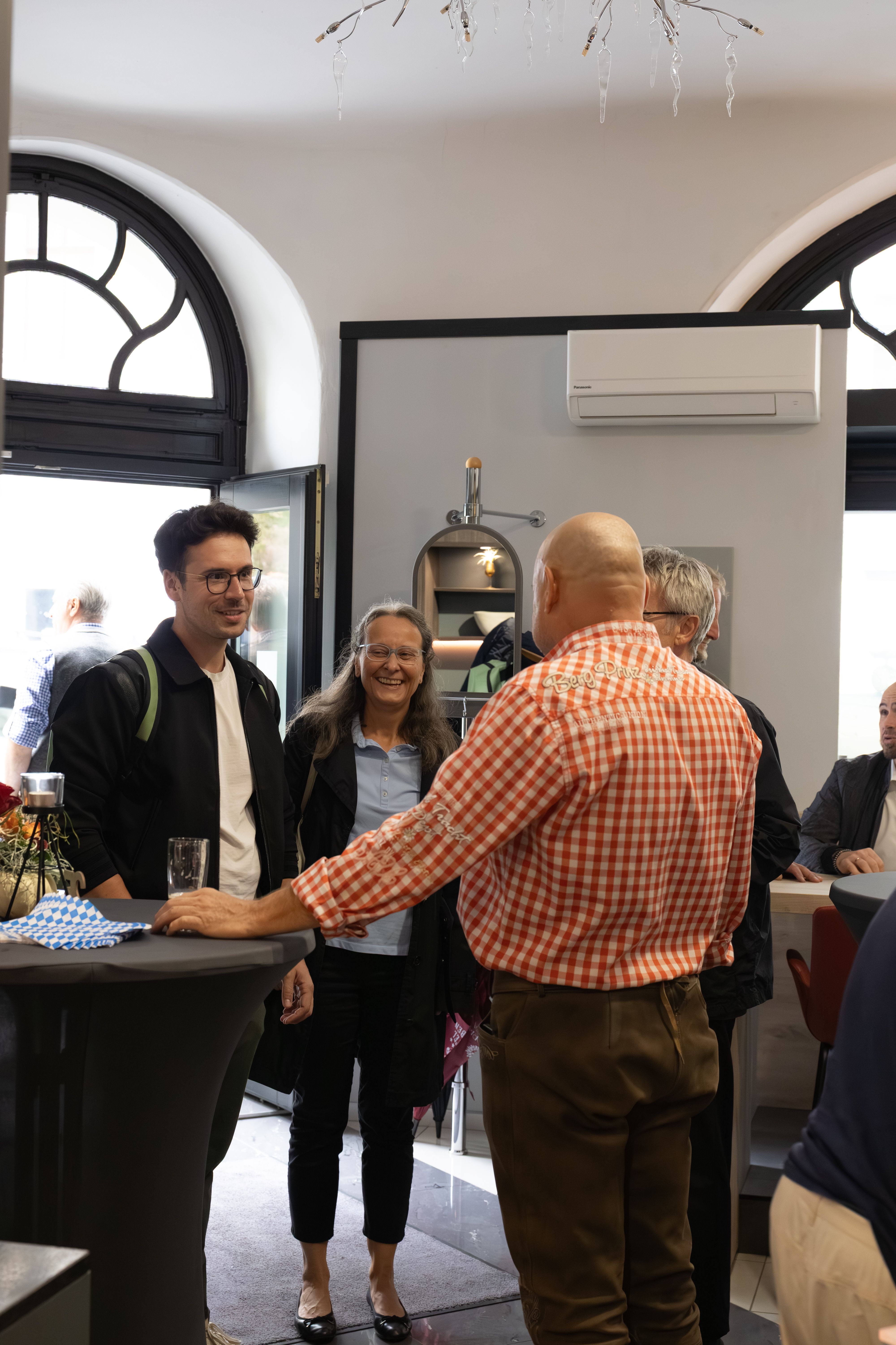 Empfang bei der 25-Jahr-Feier